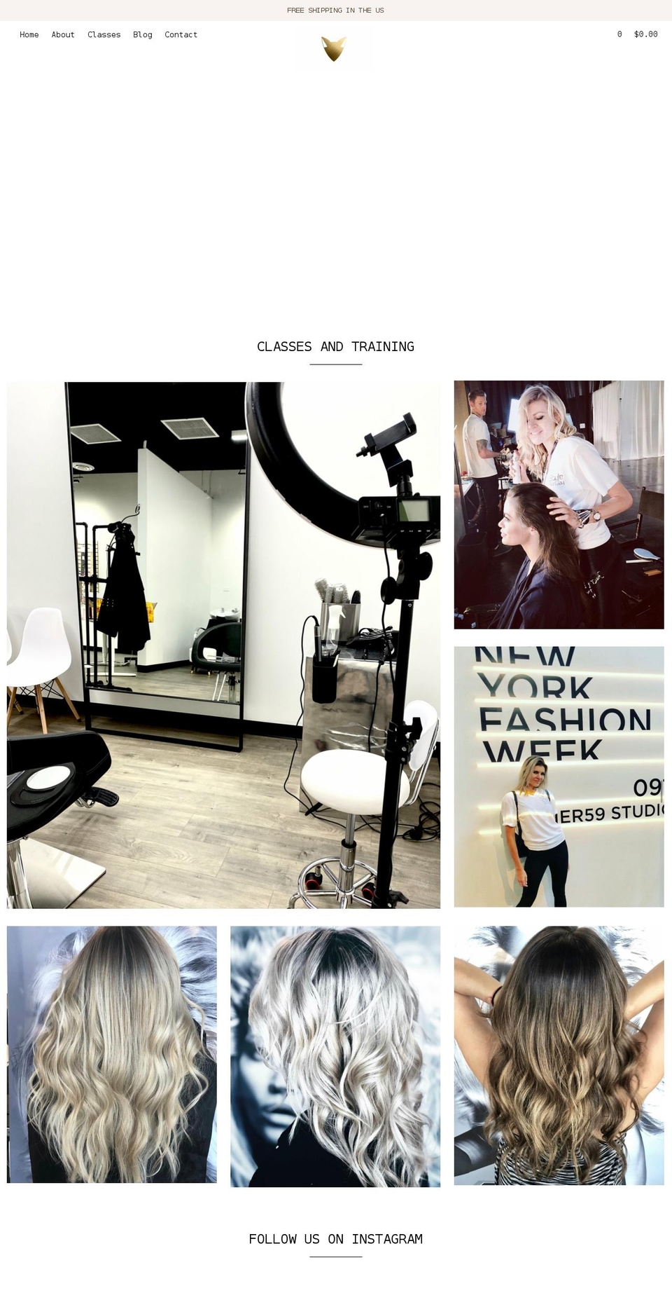 hotfoxhair.com shopify website screenshot