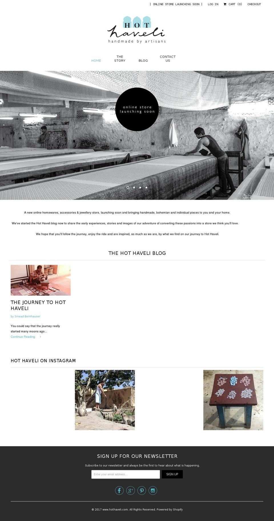 hothaveli.com shopify website screenshot