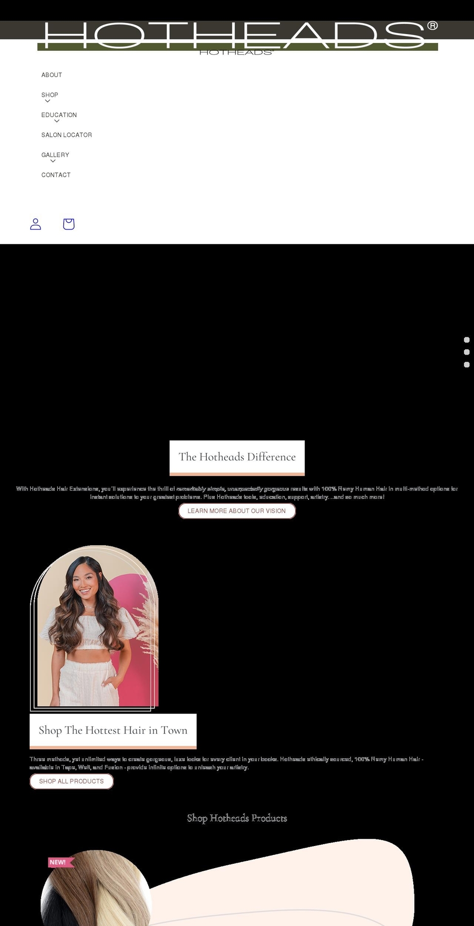 hotheads.com shopify website screenshot