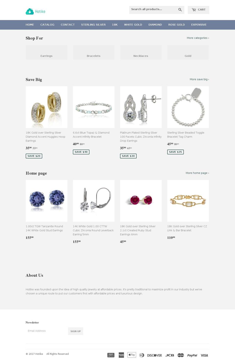 hotike.com shopify website screenshot