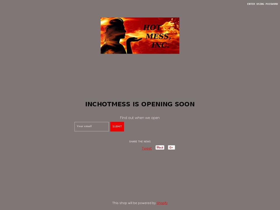 hotmessinc.com — Shopify storefront screenshot