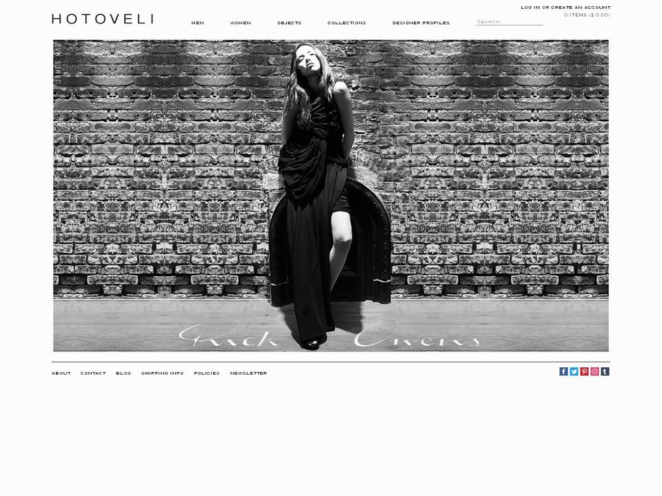 hotoveli.com shopify website screenshot