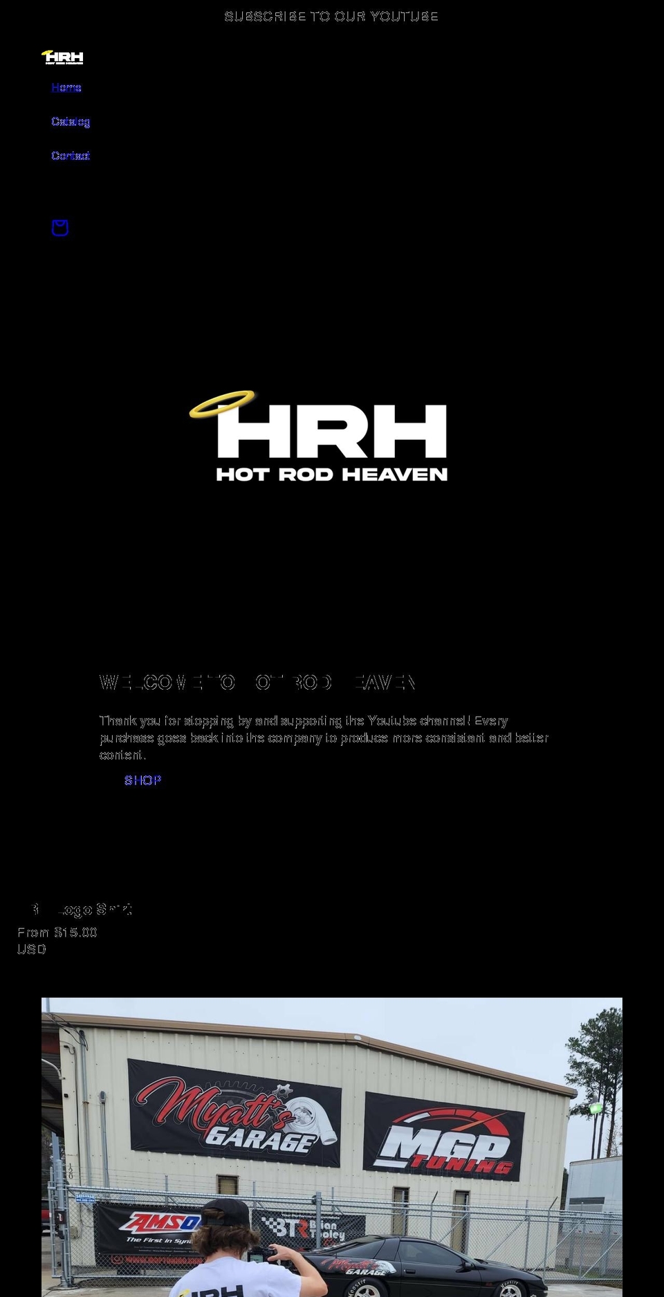 hotrodheavenusa.com shopify website screenshot