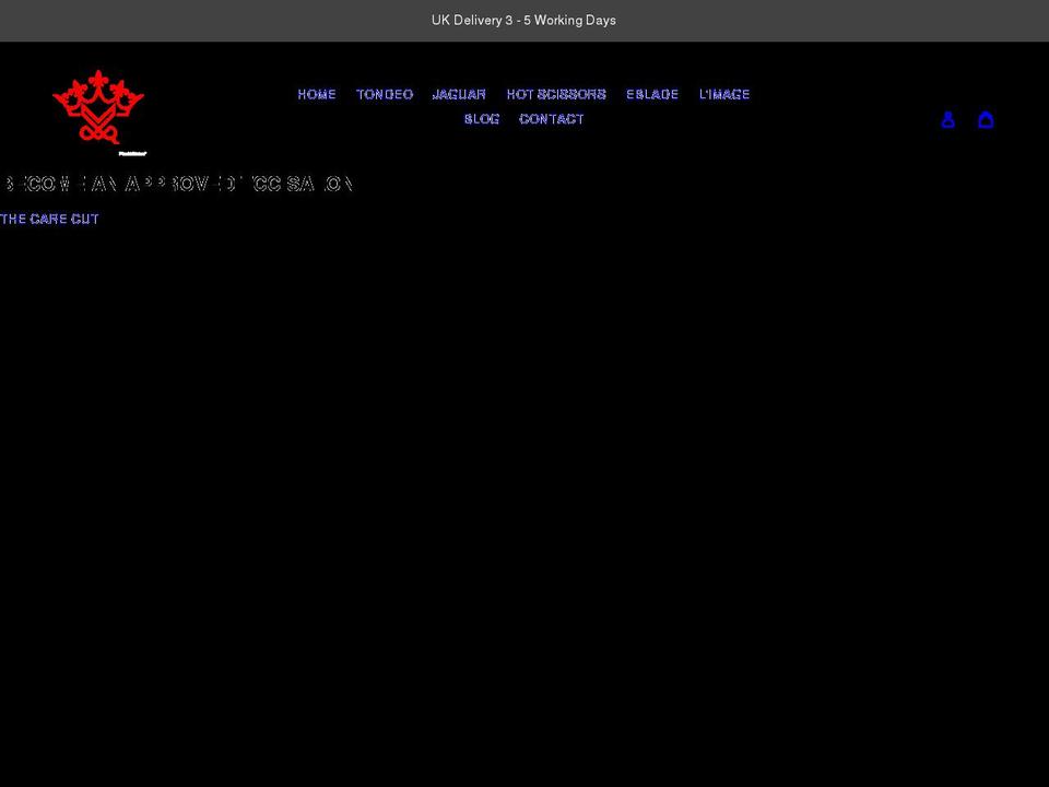 hotscissors.co.uk shopify website screenshot