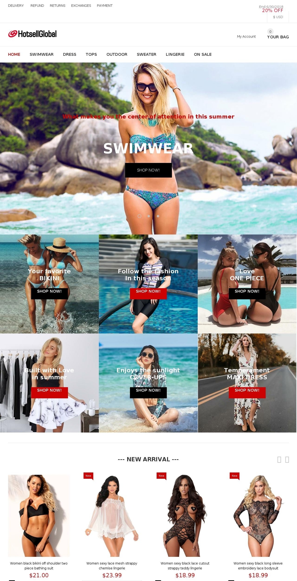 hotsellglobal.com — Shopify storefront screenshot
