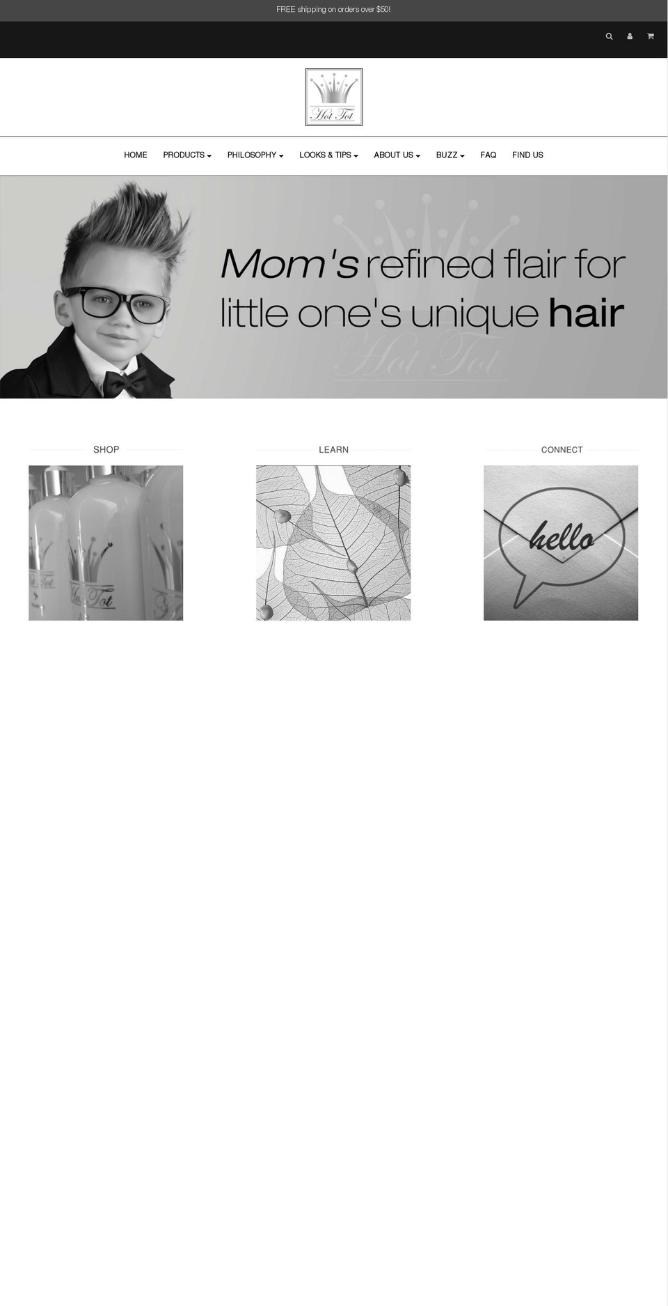 hottot.net shopify website screenshot