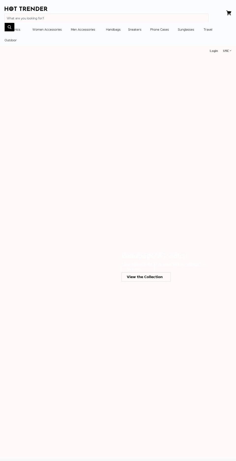 hottrender.com shopify website screenshot