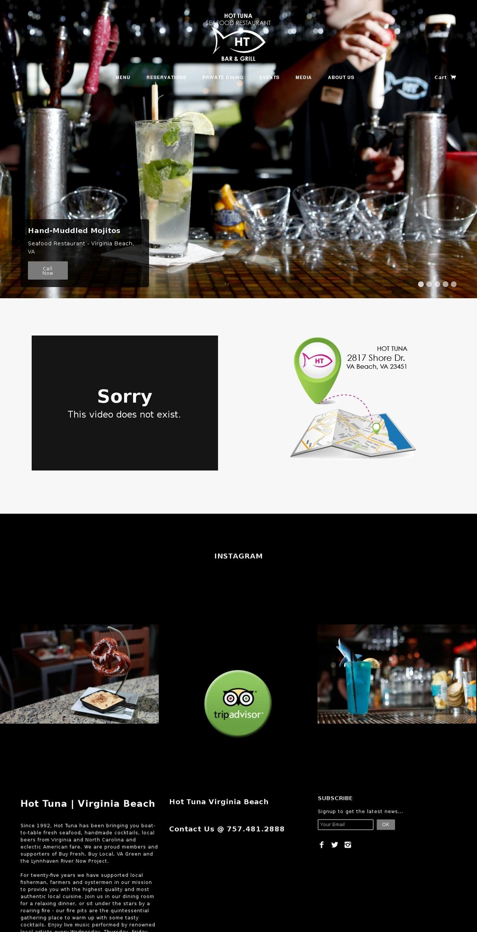 hottunavirginiabeach.com shopify website screenshot