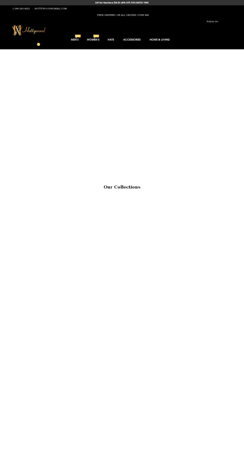 hottywood.com shopify website screenshot