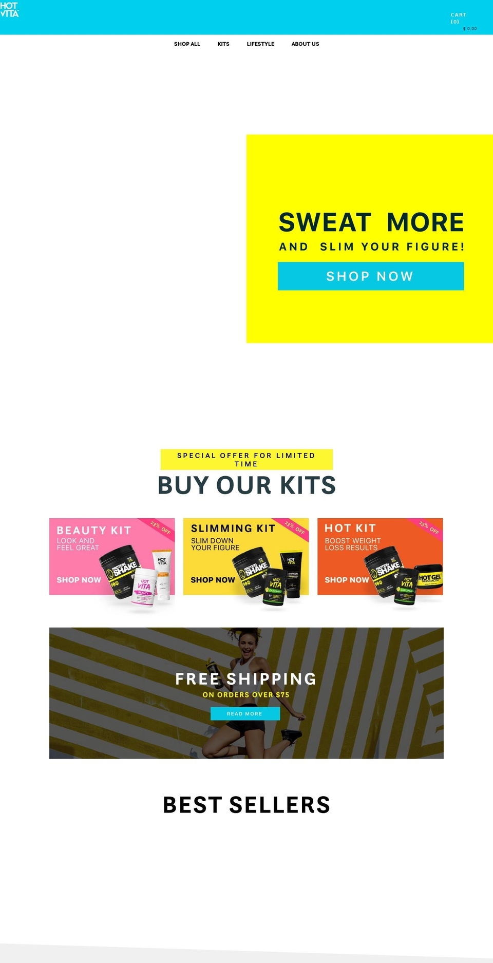 hotvita.com — Shopify storefront screenshot
