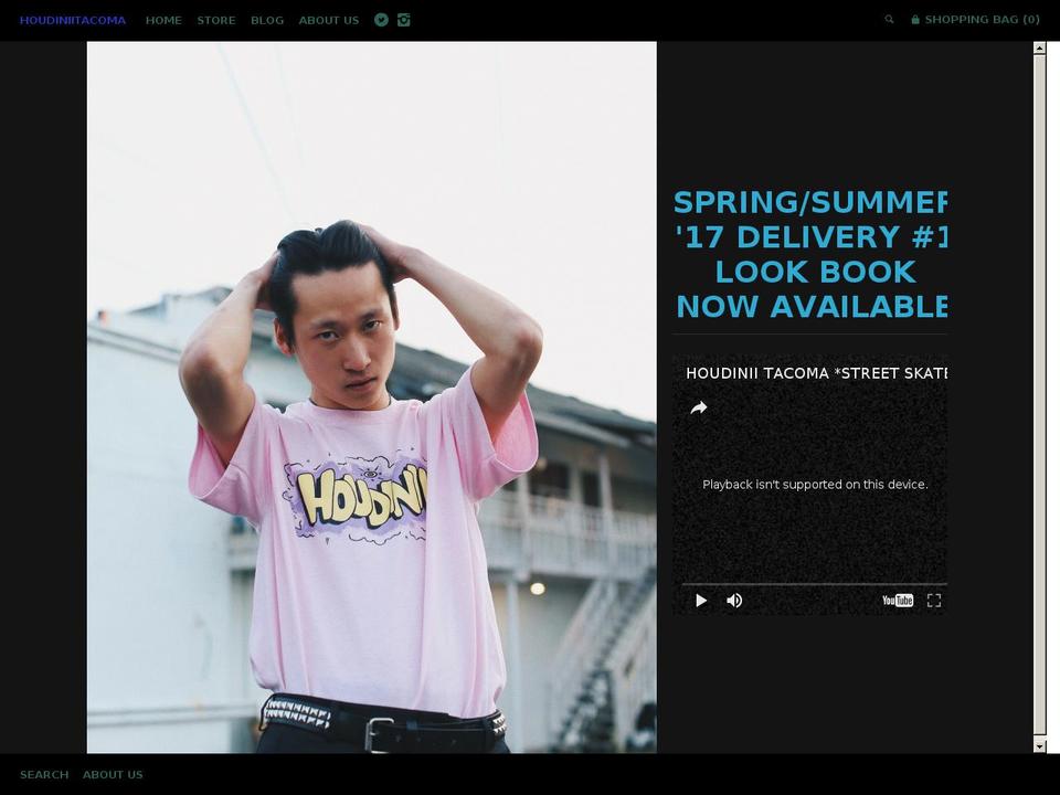 houdinii.us shopify website screenshot