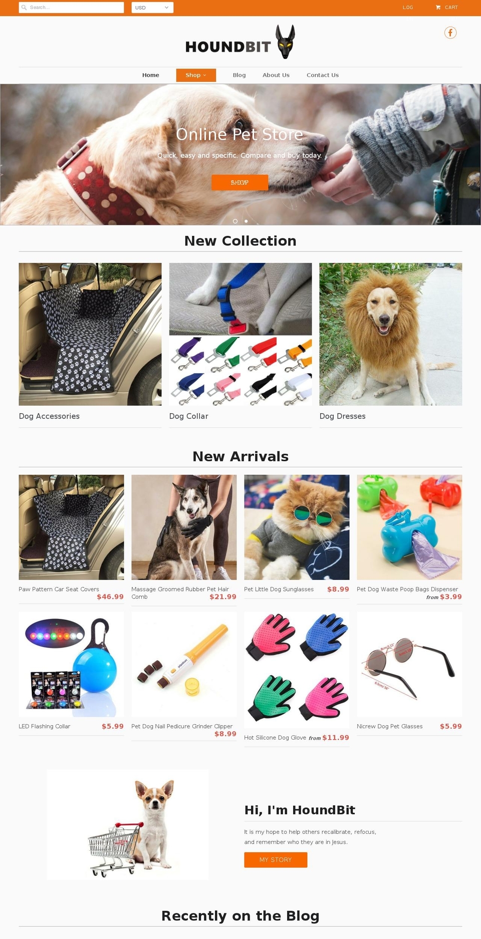 houndbit.com — Shopify storefront screenshot