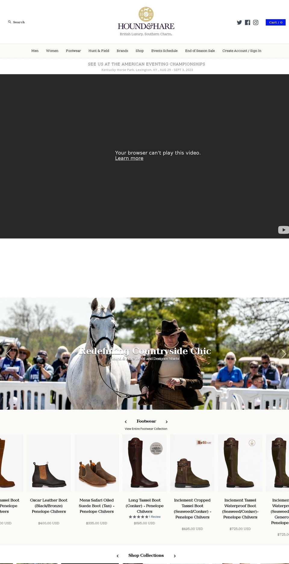 houndhare.com shopify website screenshot