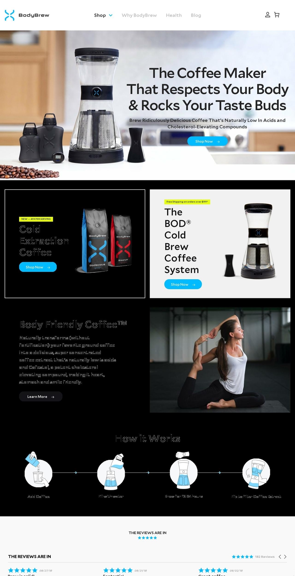 hourglasscoffee.com — Shopify storefront screenshot