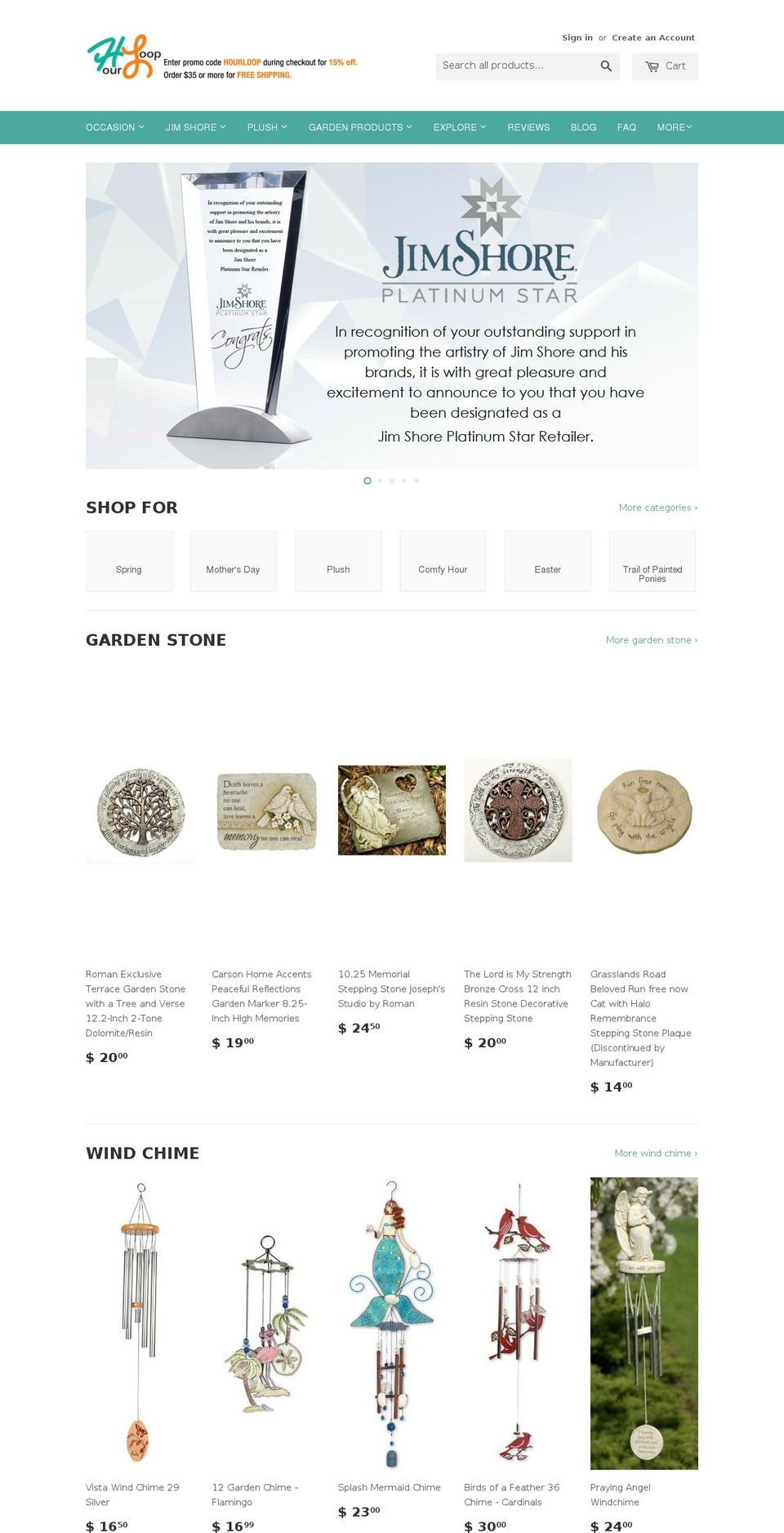 hourloop.com shopify website screenshot
