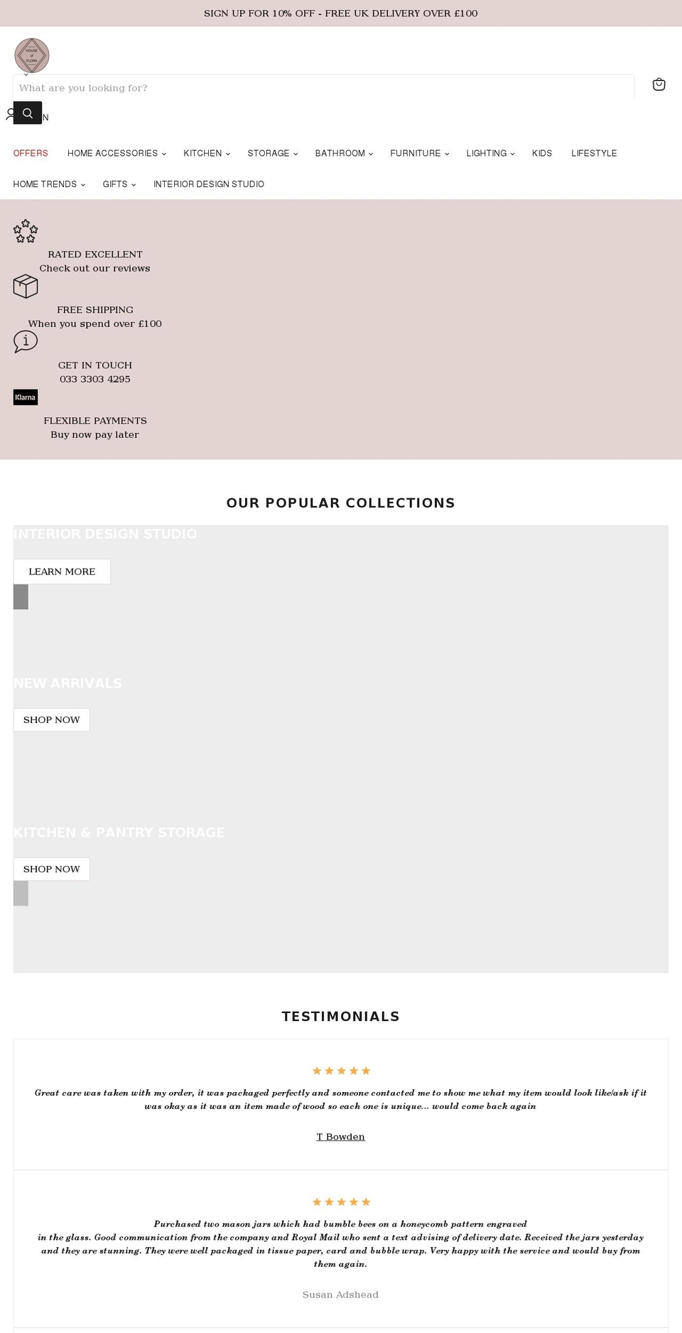 house-of-flora.com shopify website screenshot