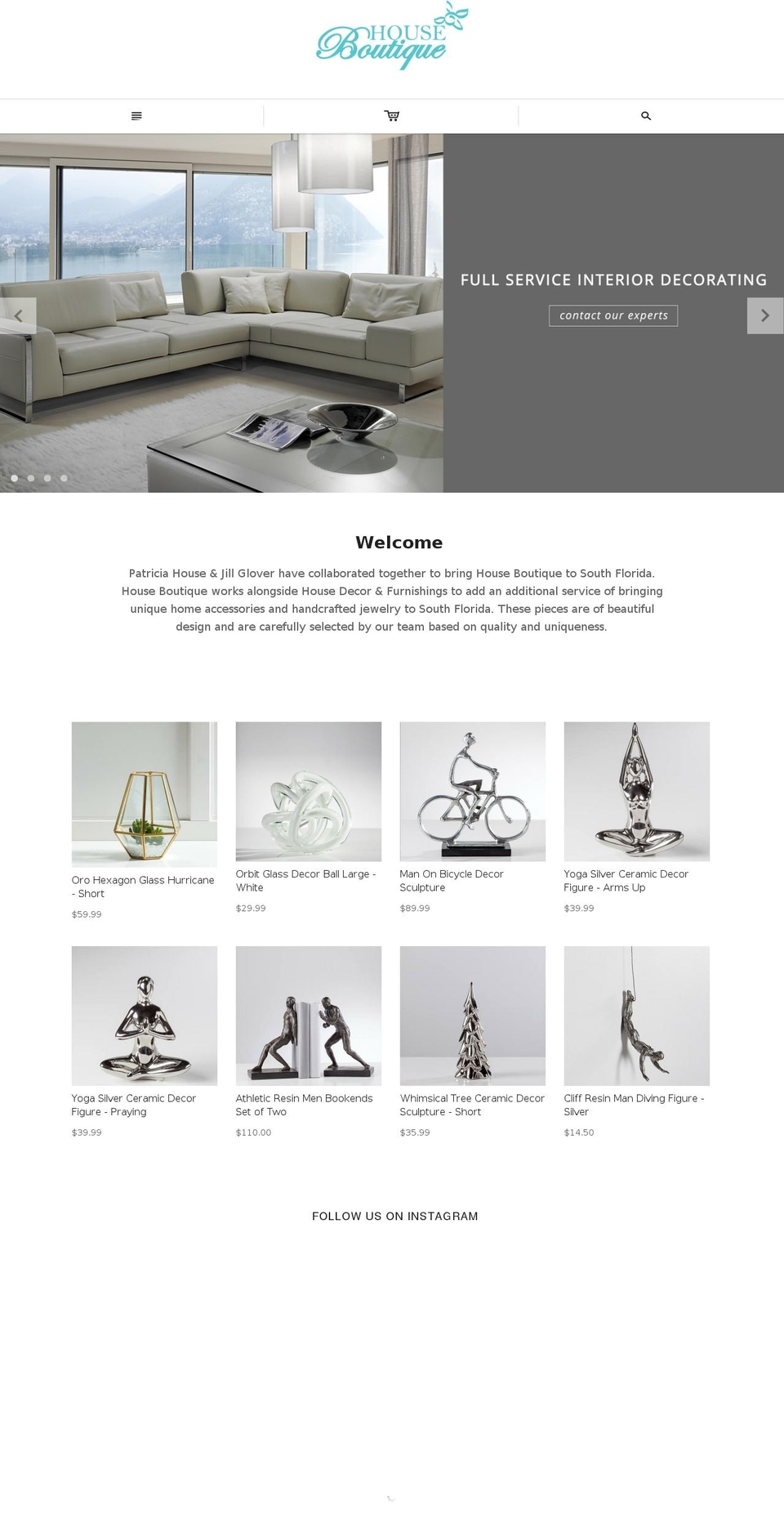 houseboutiquefl.com — Shopify storefront screenshot