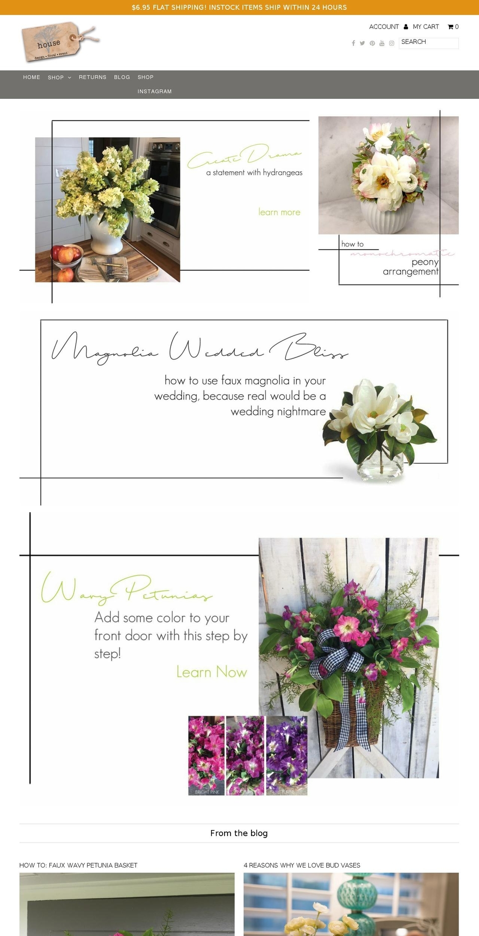 housebyjsdonline.com shopify website screenshot