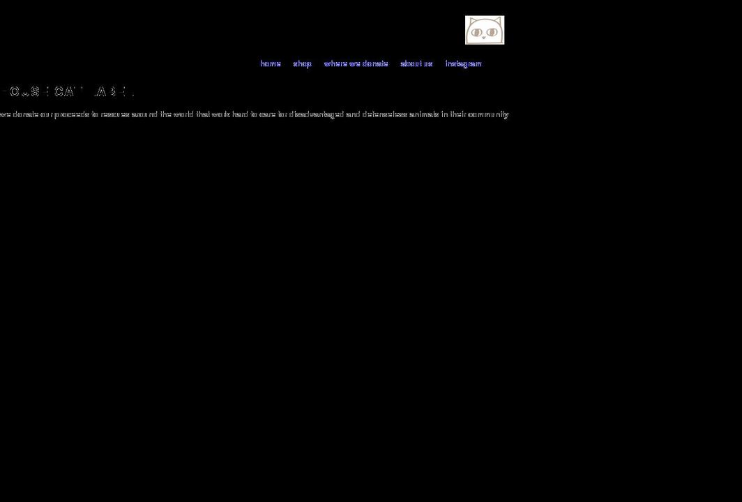 housecatlabel.com shopify website screenshot