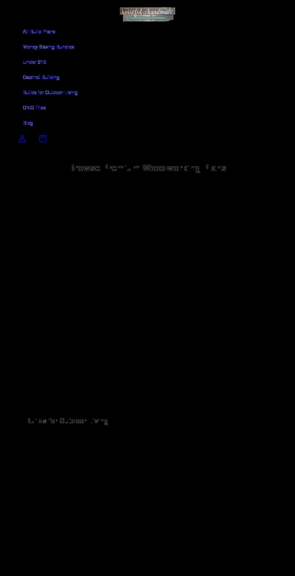 housefulofhandmadeshop.com shopify website screenshot