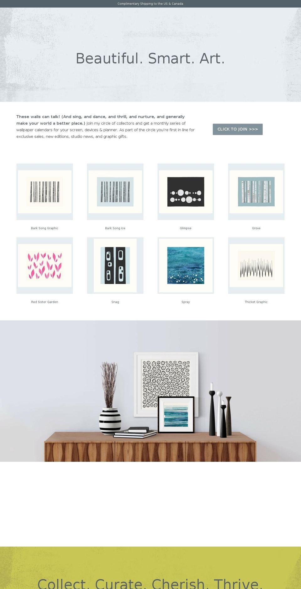 householdart.com shopify website screenshot