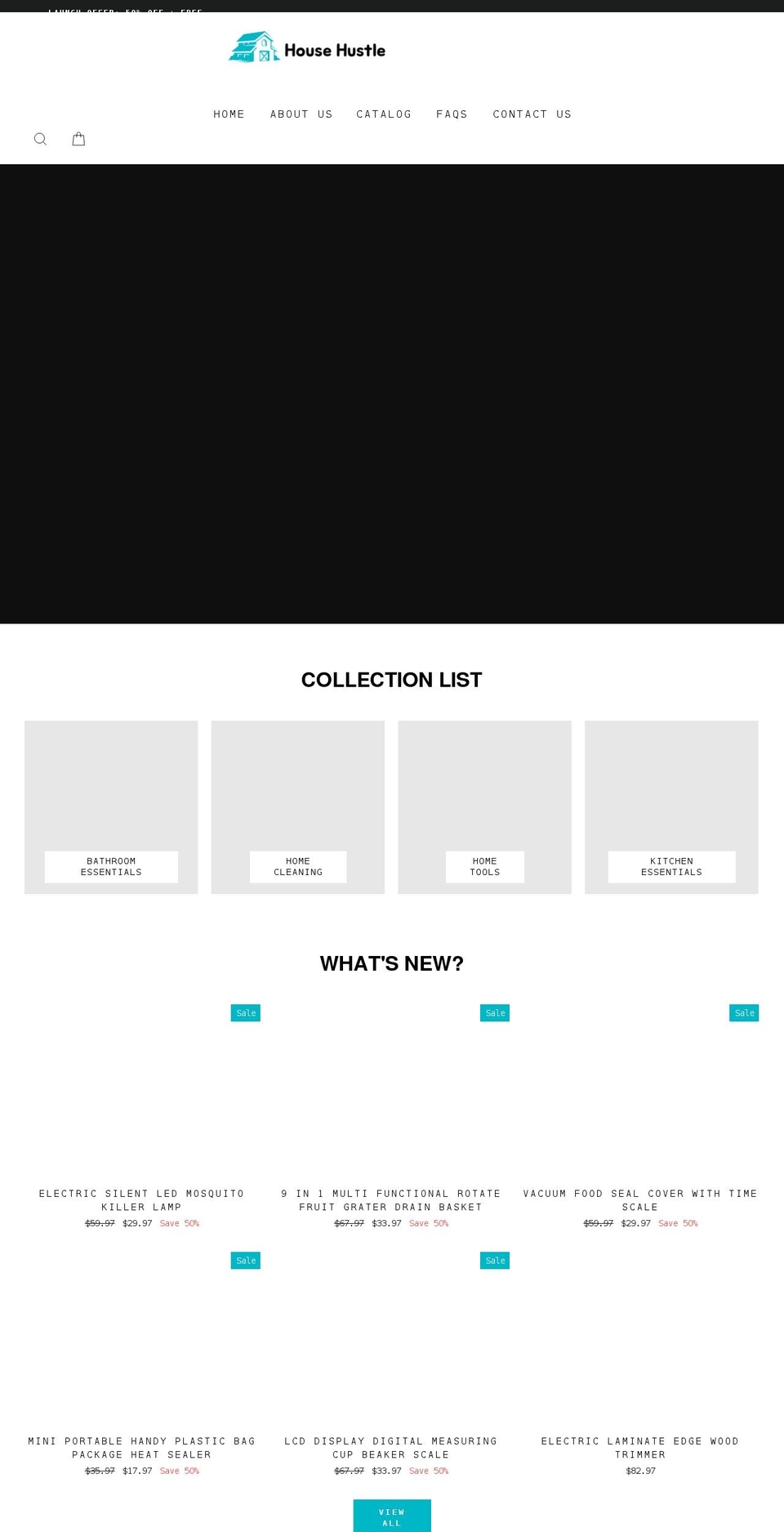 househustle.org shopify website screenshot