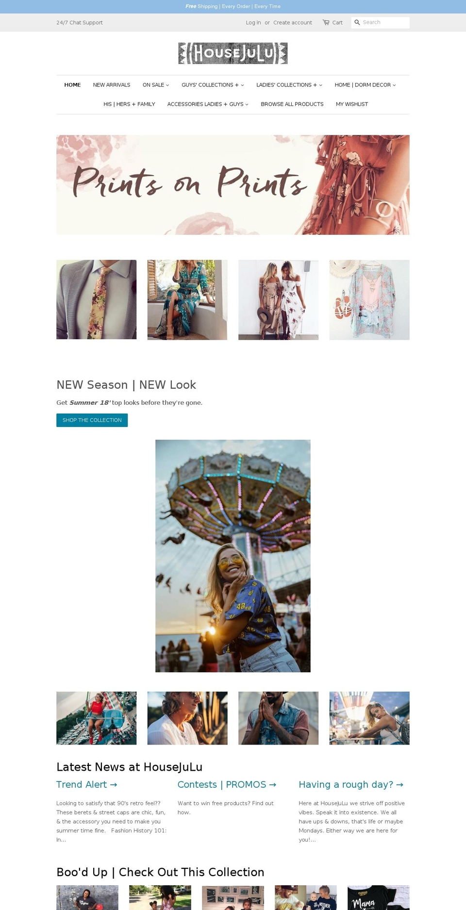 housejulu.com — Shopify storefront screenshot