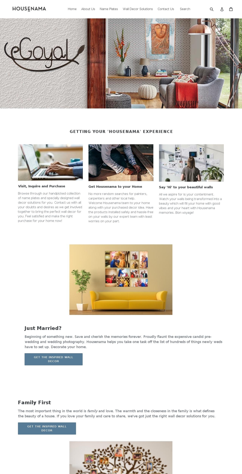 housenama.com — Shopify storefront screenshot