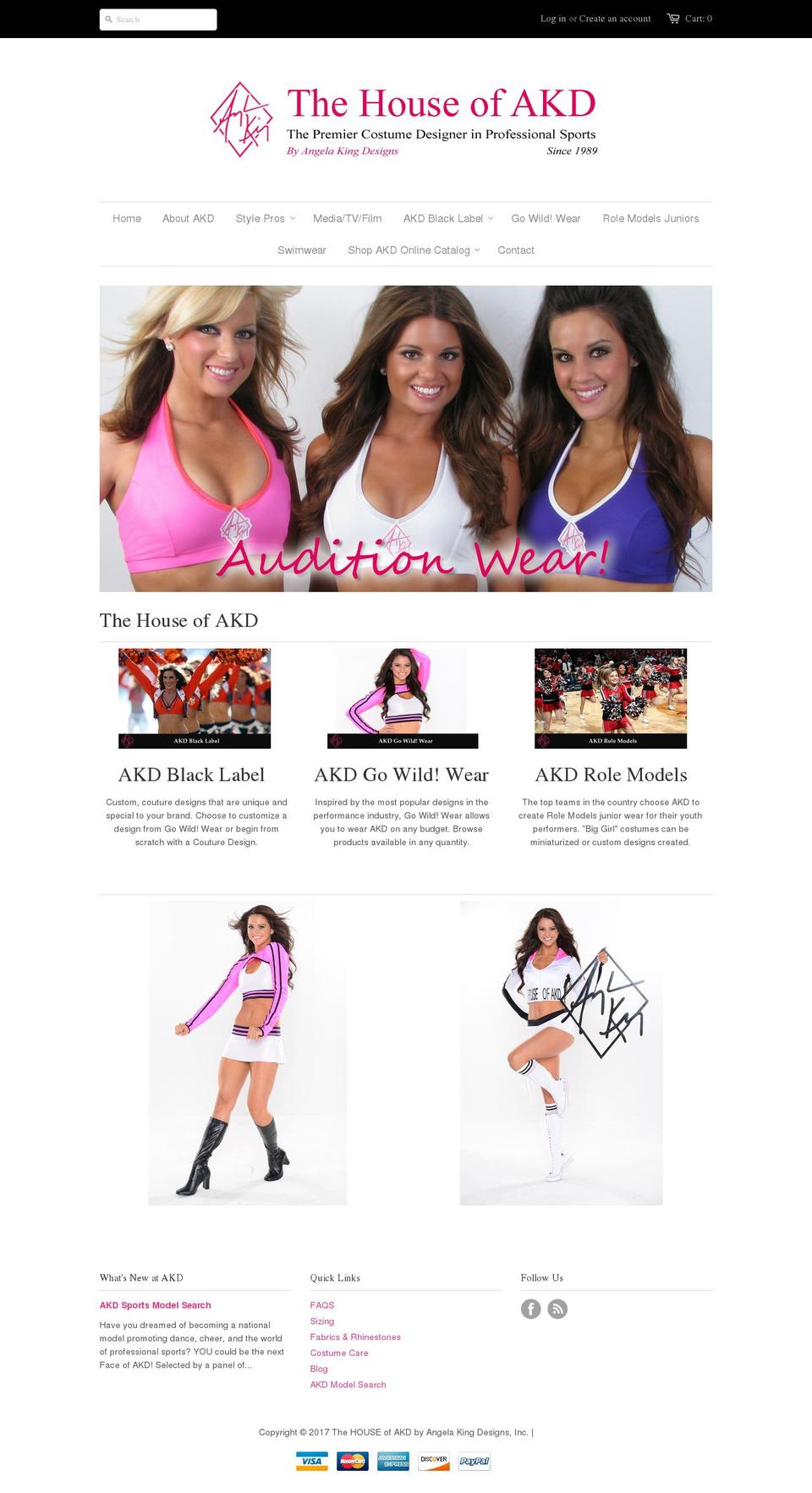 houseofakd.com shopify website screenshot