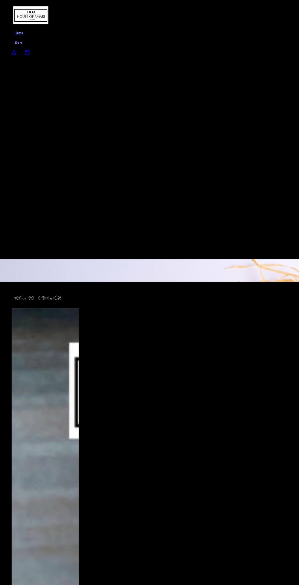 houseofamari.co.uk shopify website screenshot