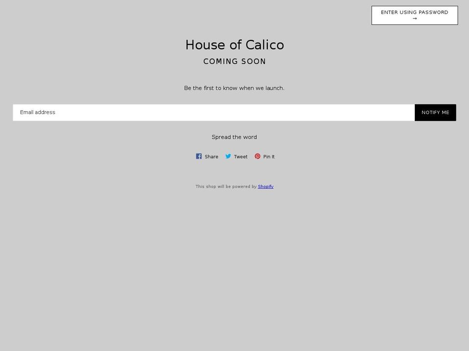 belle-demo-boxed-layout Shopify theme site example houseofcalico.com