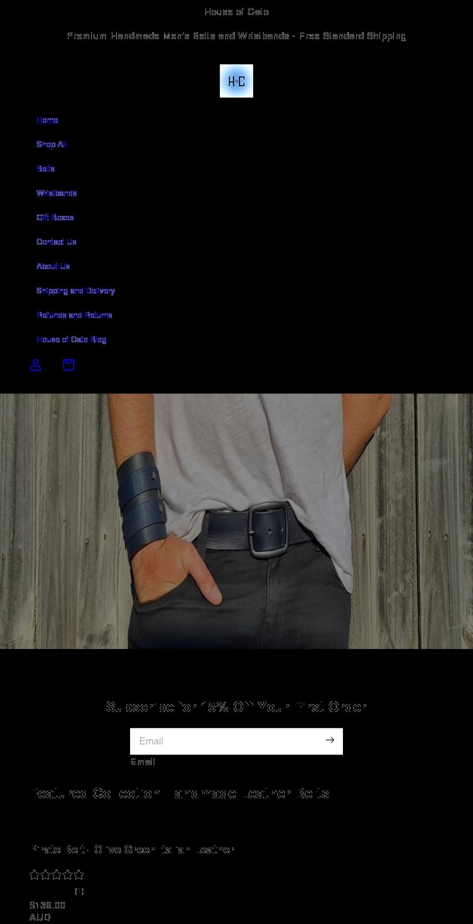 houseofcato.com shopify website screenshot