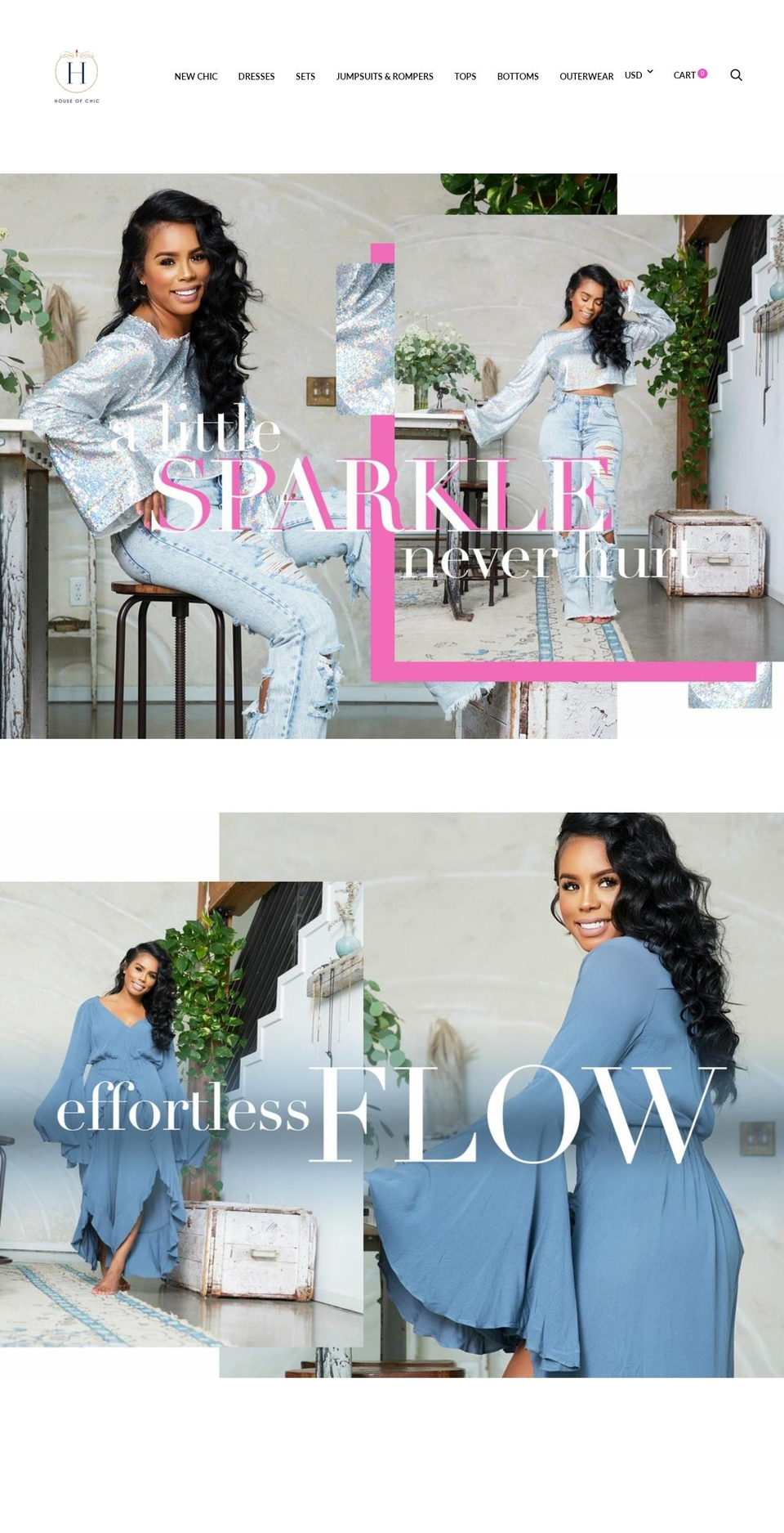 houseofchicla.com shopify website screenshot