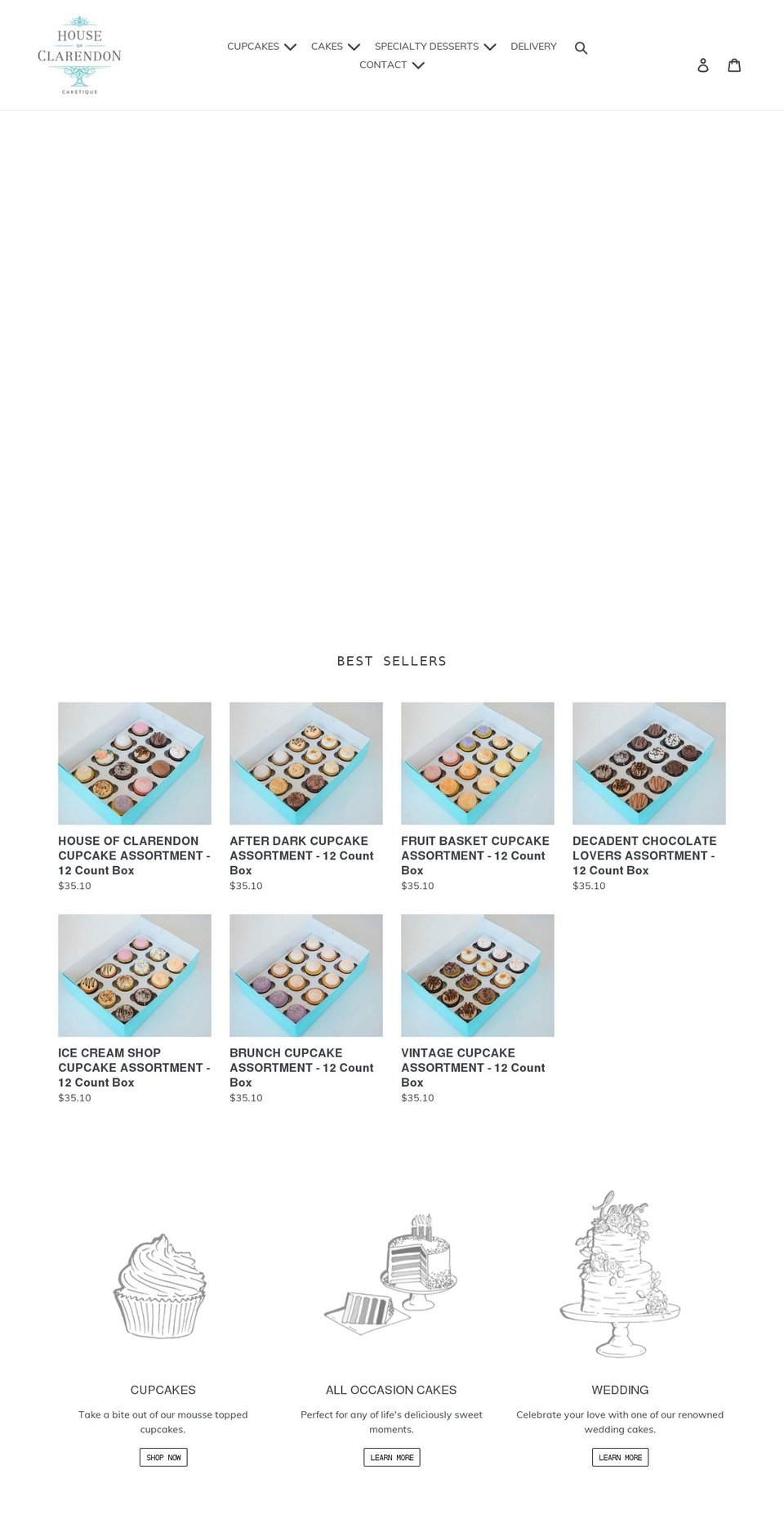 houseofclarendon.com shopify website screenshot
