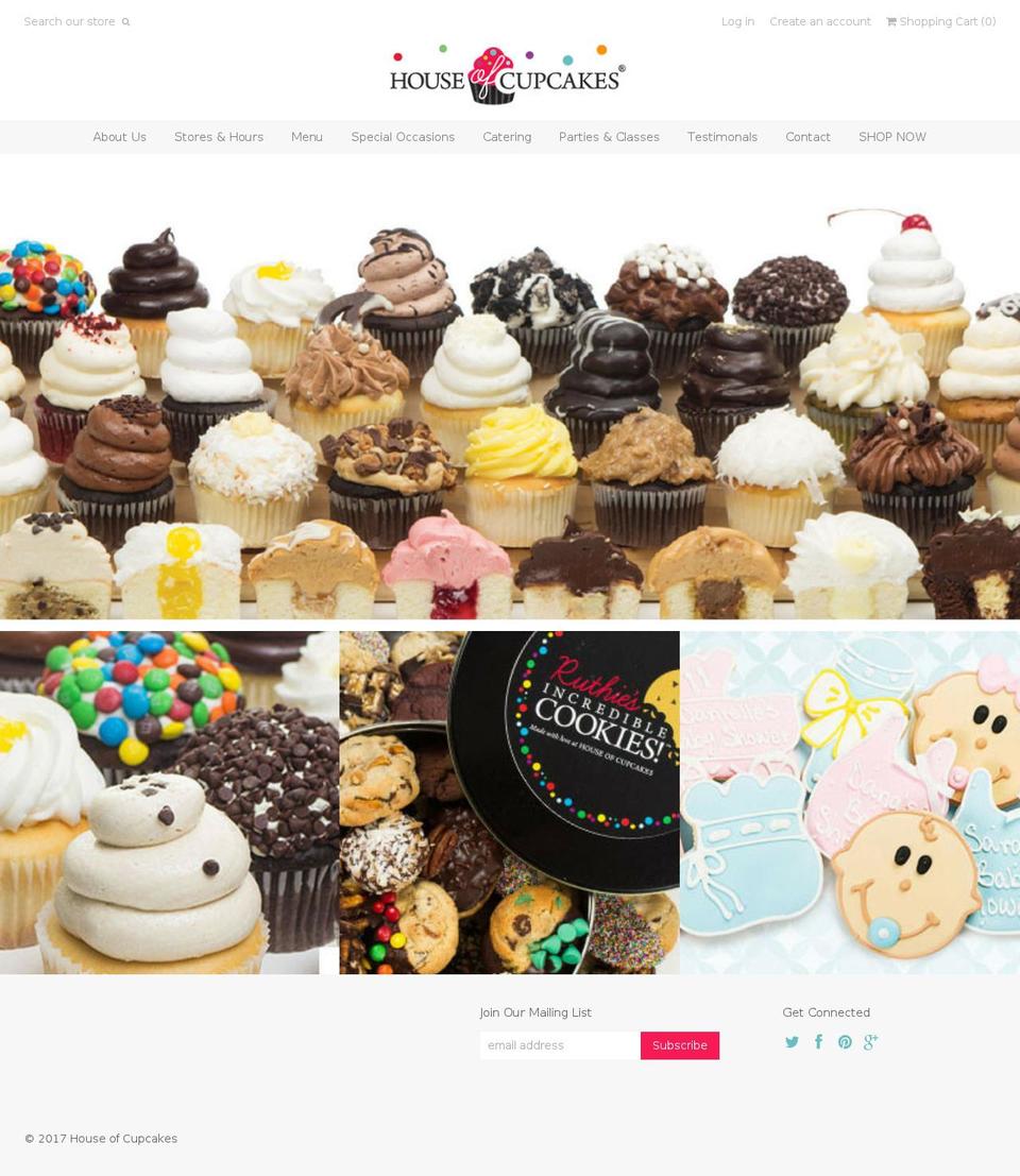 Copy of Weekend Shopify theme site example houseofcupcakes.com