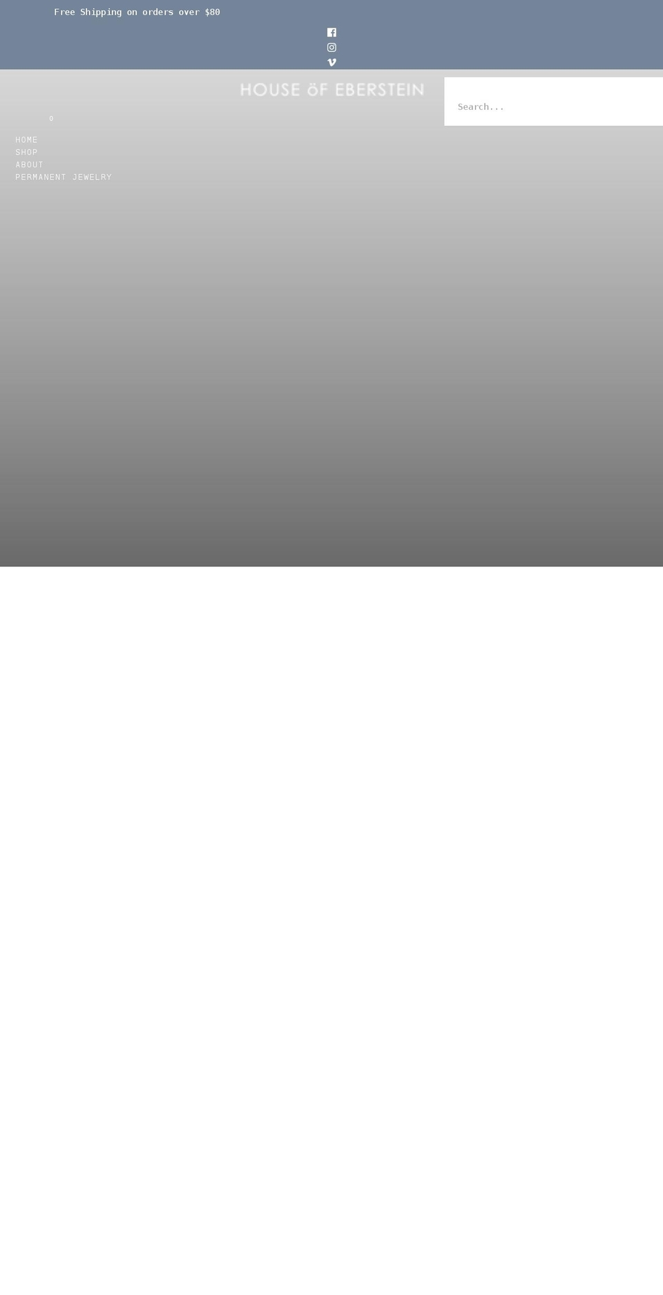 houseofeberstein.com shopify website screenshot