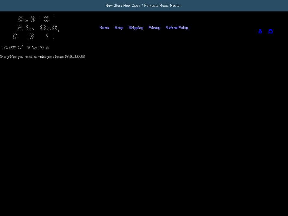 houseoffabulousuk.com shopify website screenshot