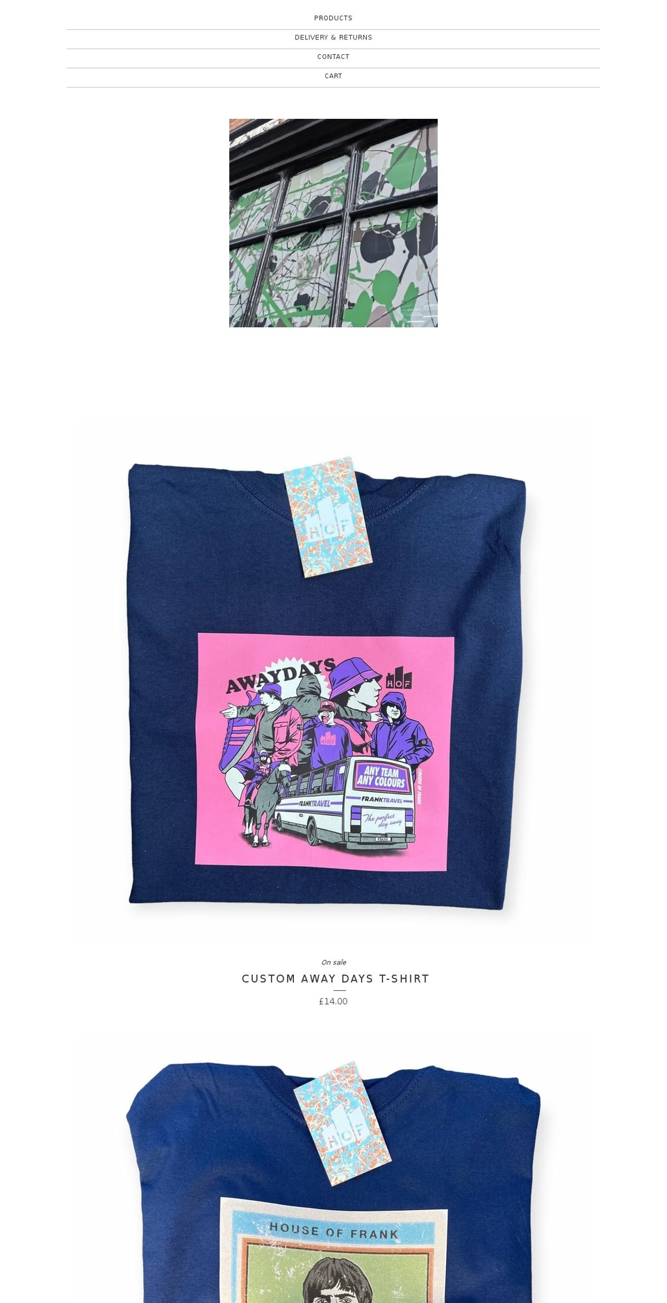 houseoffrank.co.uk shopify website screenshot