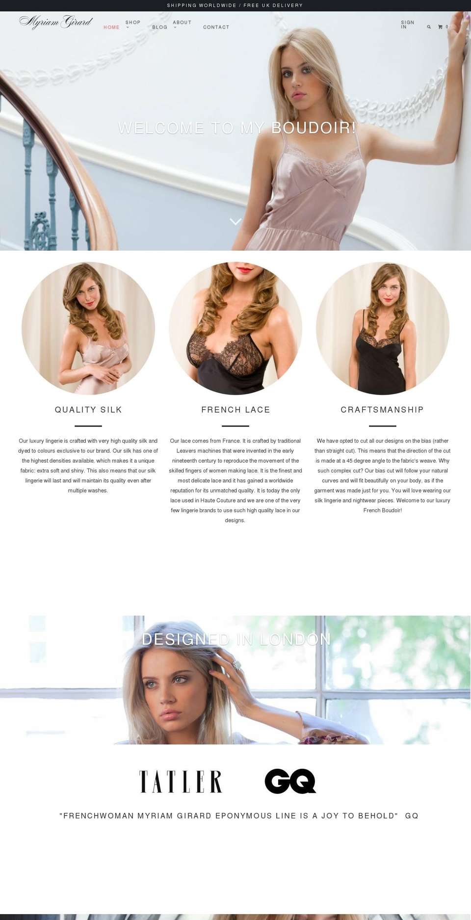 houseofgirard.com — Shopify storefront screenshot