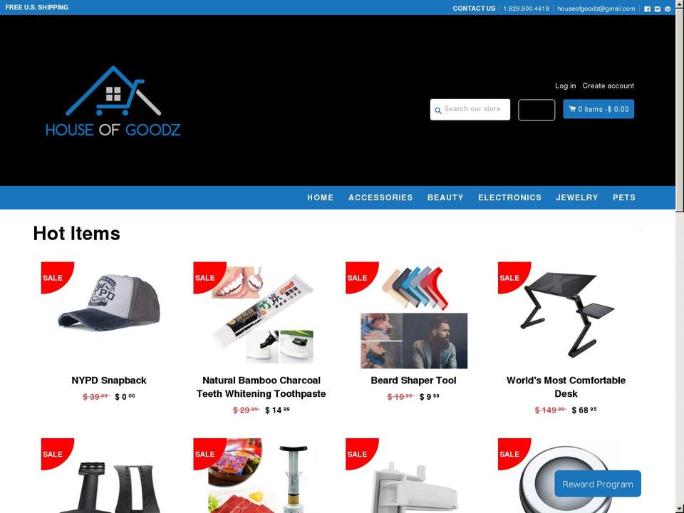 shopbooster173-29041720 Shopify theme site example houseofgoodz.com