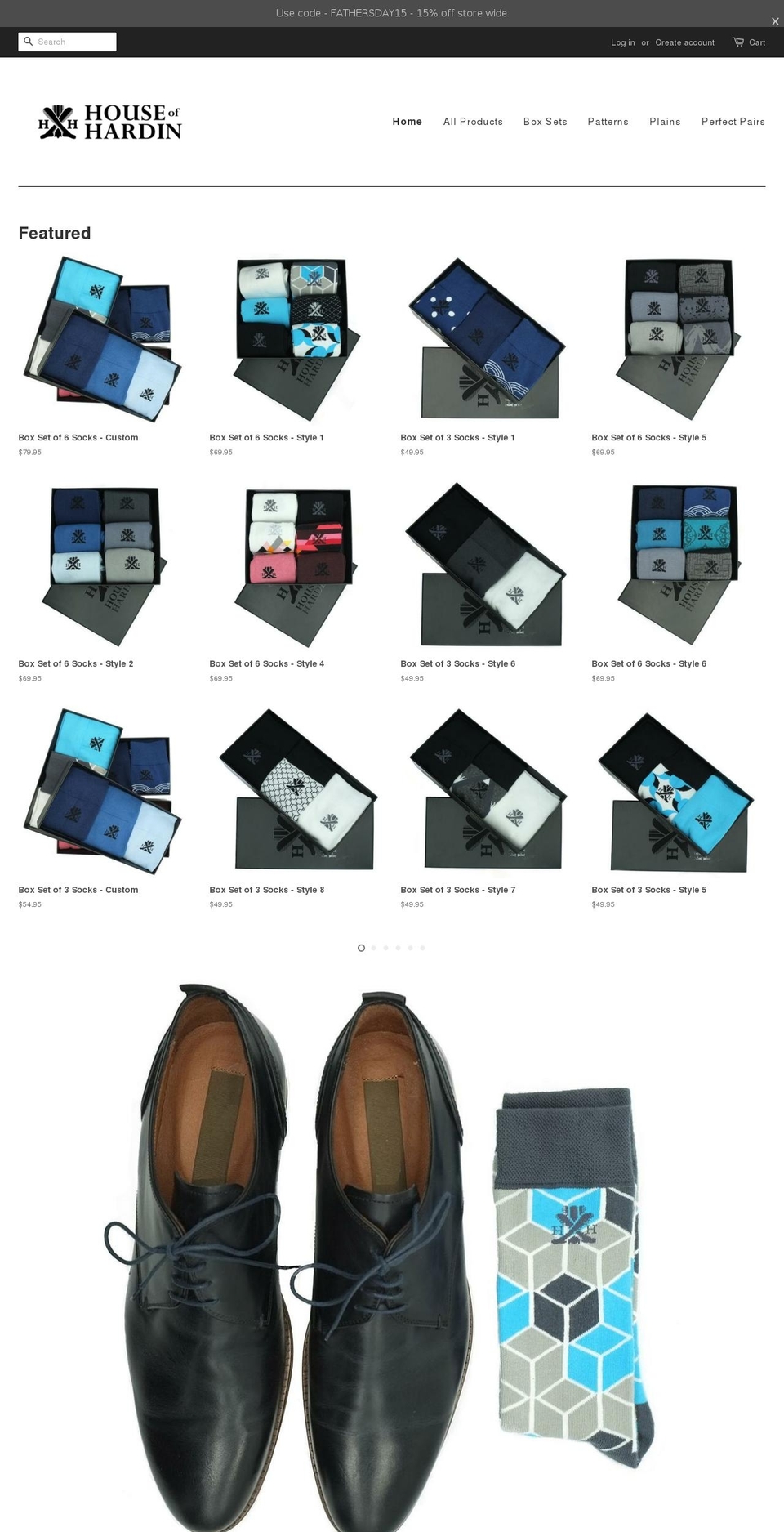 houseofhardin.com — Shopify storefront screenshot