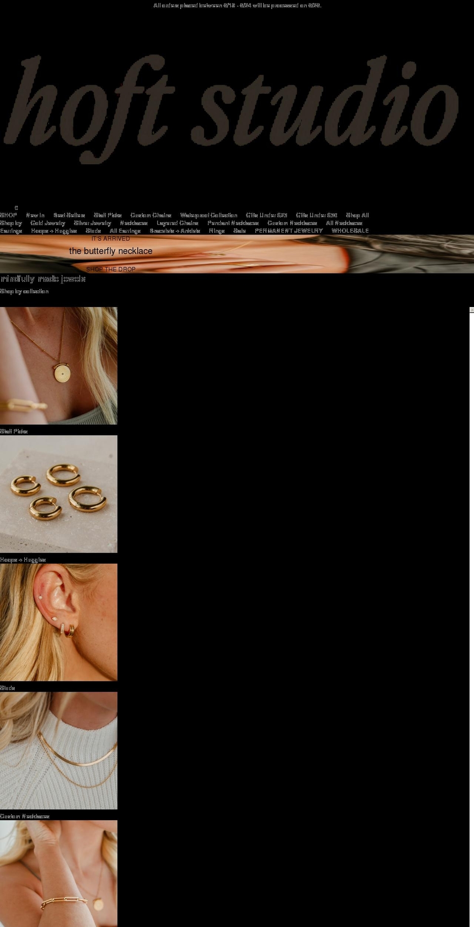 houseofhoft.com shopify website screenshot