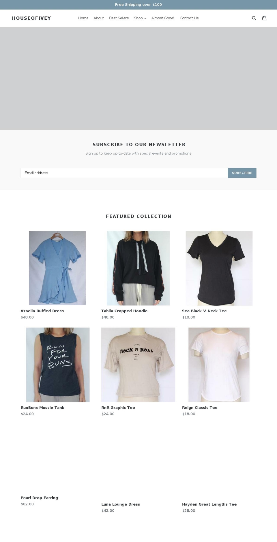 houseofivey.com shopify website screenshot