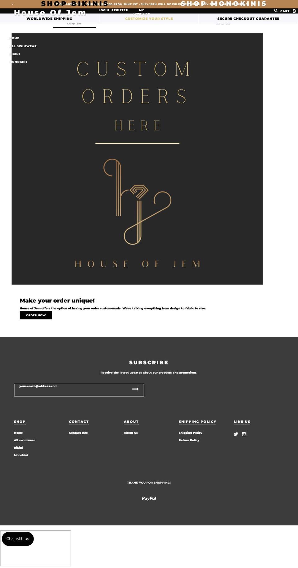 Bagratica--sections-ready Shopify theme site example houseofjem.com