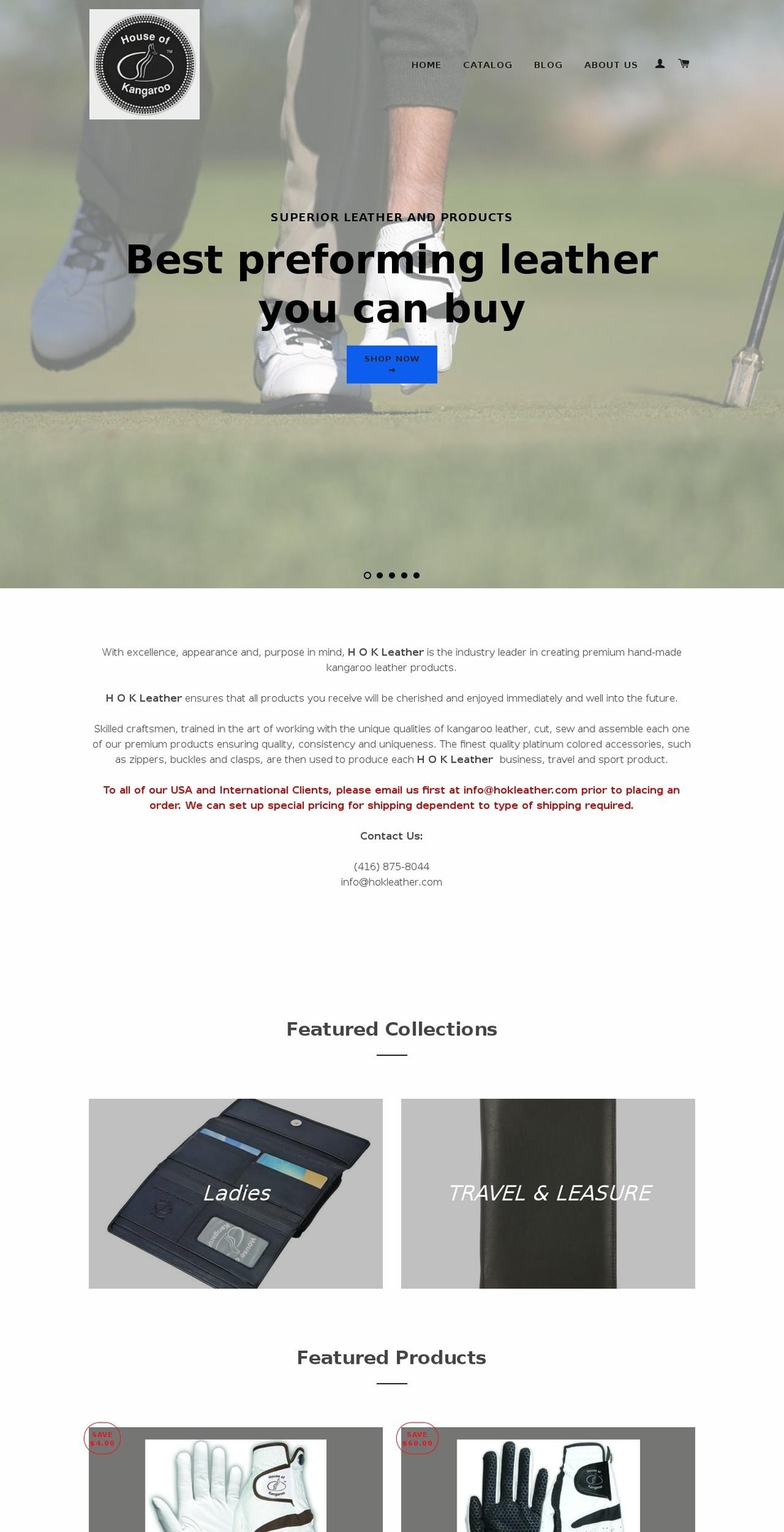 houseofkangaroo.ca shopify website screenshot