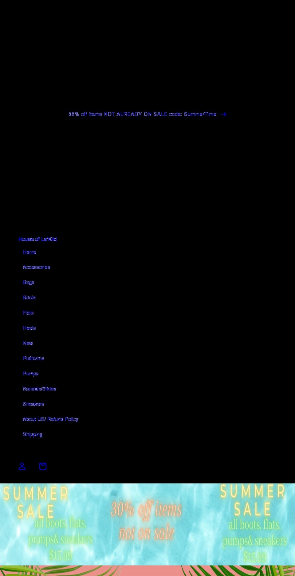 houseoflakiki.com shopify website screenshot