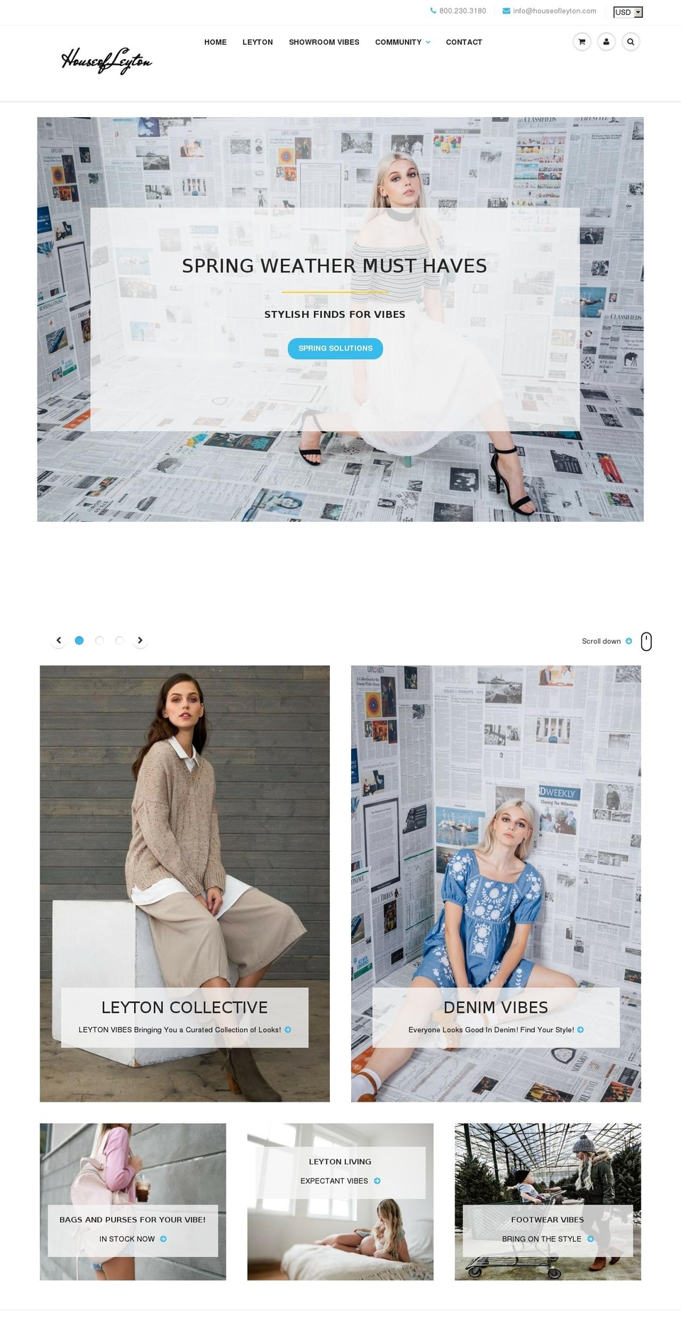 houseofleyton.com shopify website screenshot