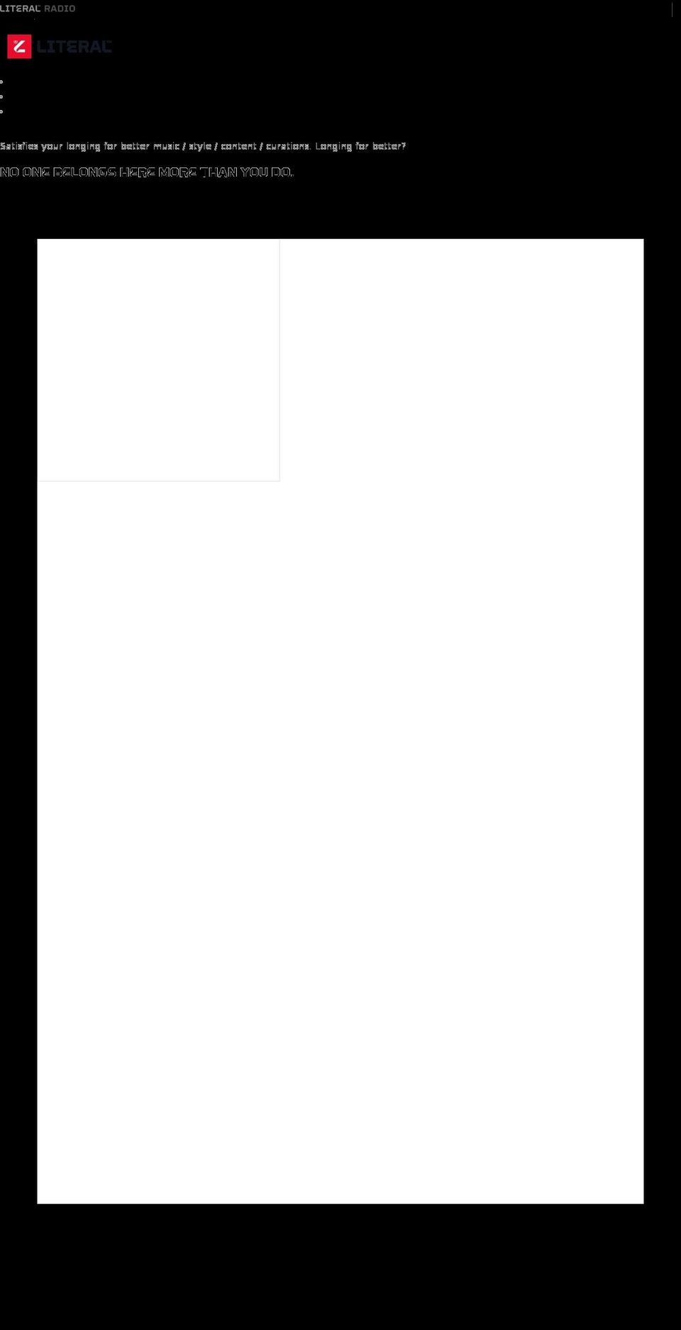 houseofliteral.com shopify website screenshot