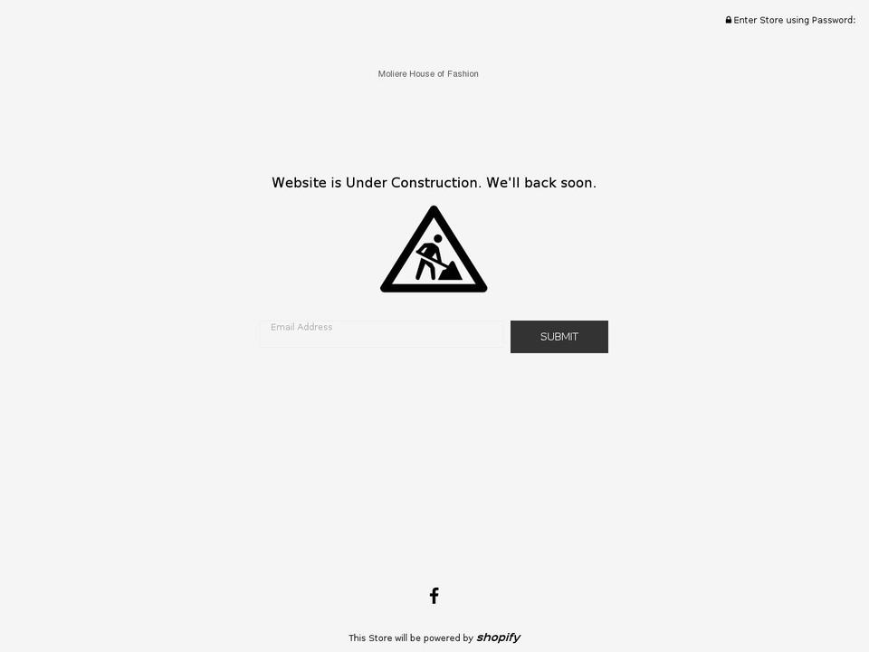 houseofmoliere.com — Shopify storefront screenshot