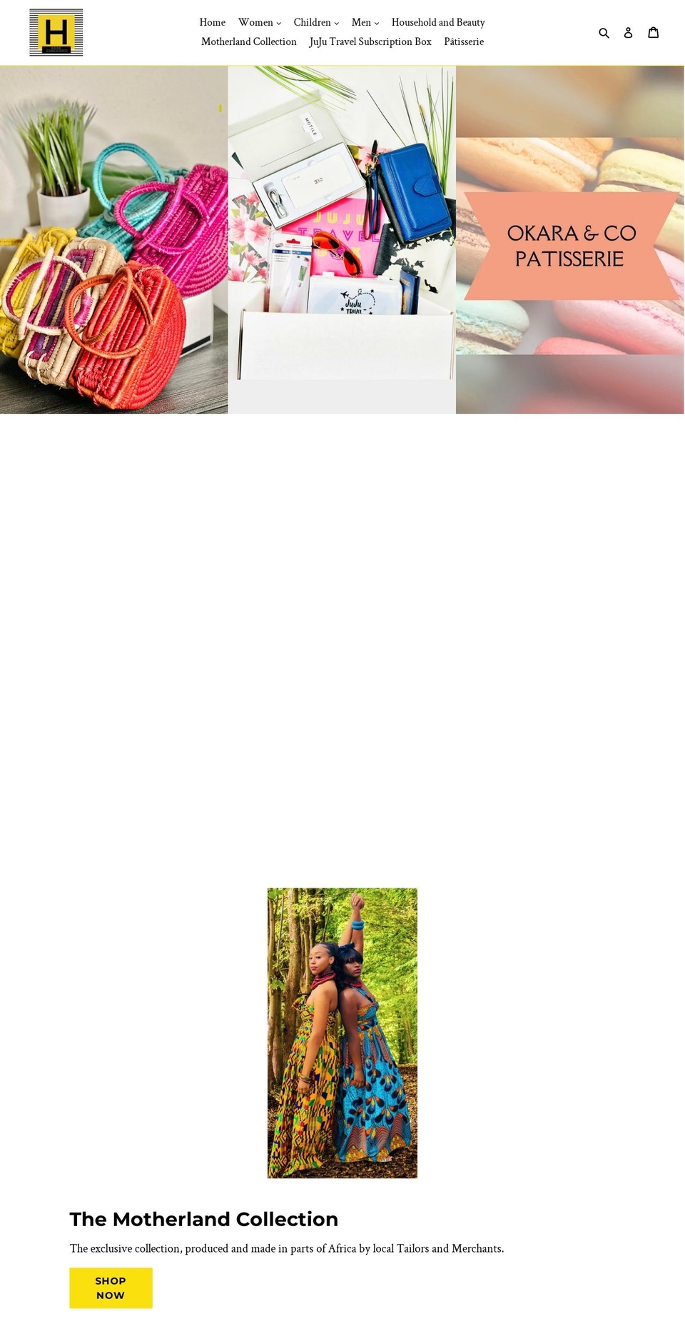 houseofokara.com shopify website screenshot